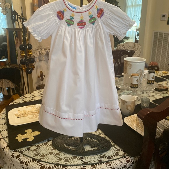 Anavini Smocked Infant Girls Dress size 18 months - Picture 14 of 16